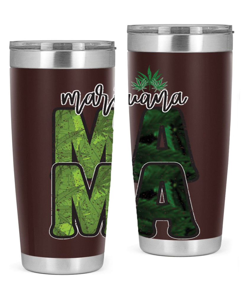 Marijuana Mama Sublimation 205#- marijuana- Tumbler