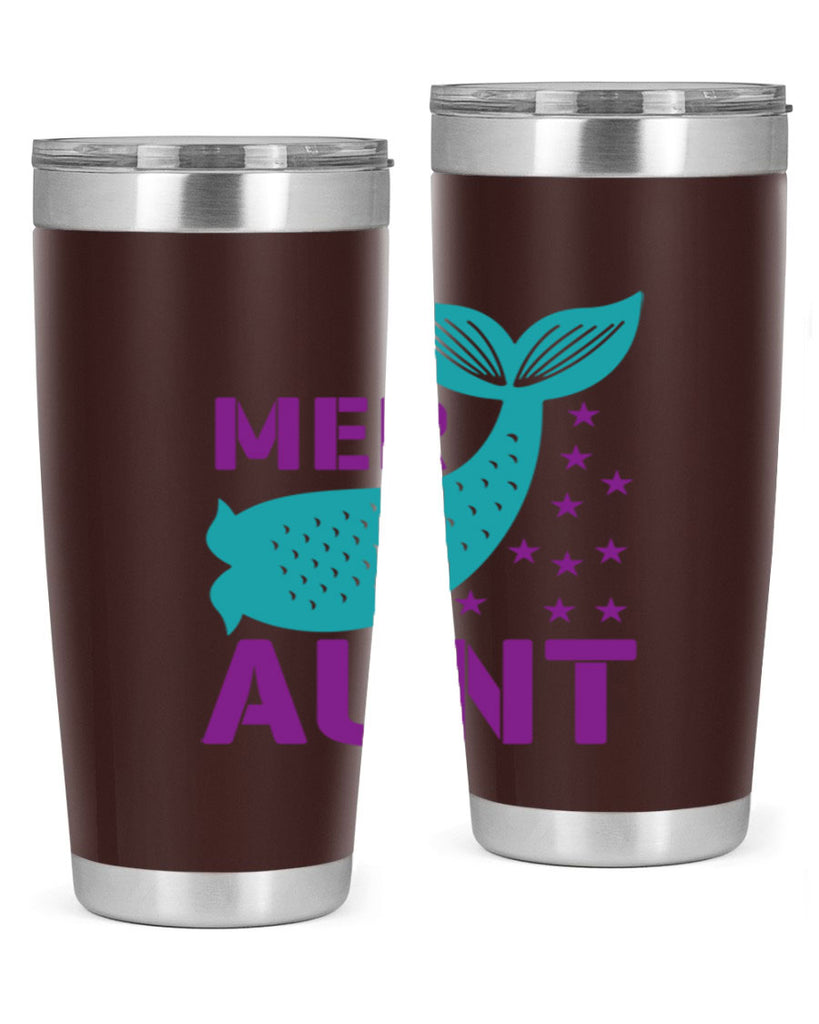 Mer Aunt 319#- mermaid- Tumbler