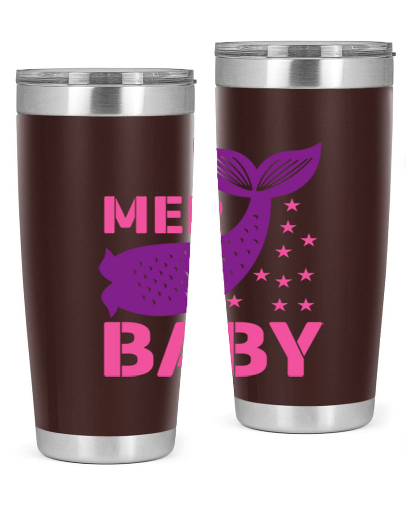 Mer Baby 321#- mermaid- Tumbler