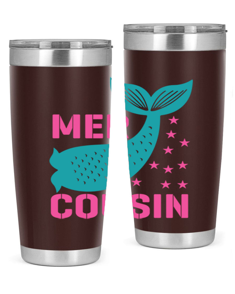 Mer Cousin 324#- mermaid- Tumbler