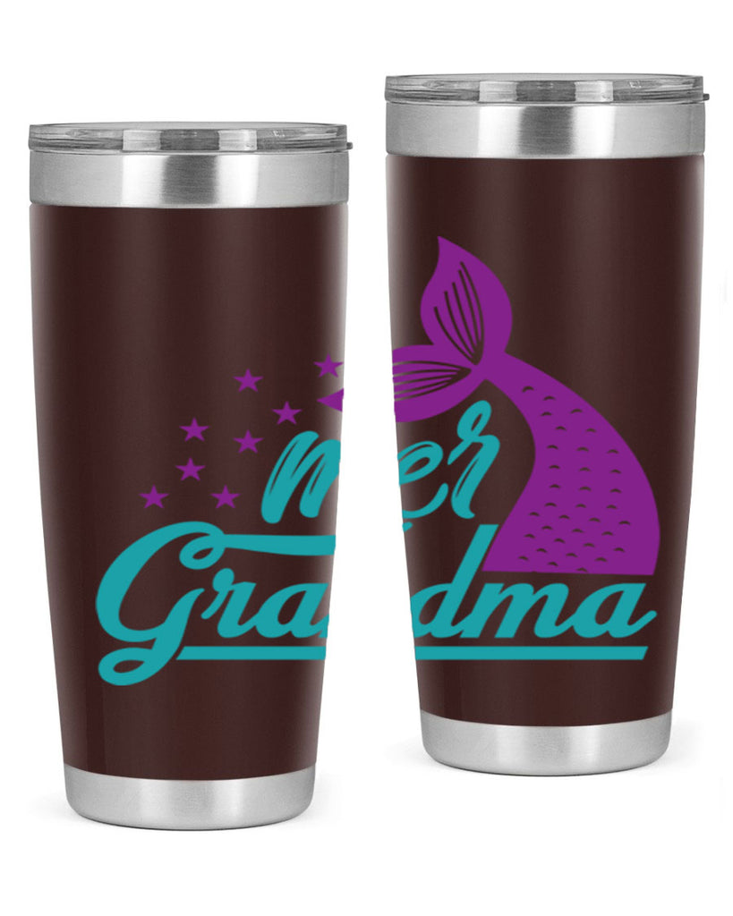 Mer Grandma 328#- mermaid- Tumbler