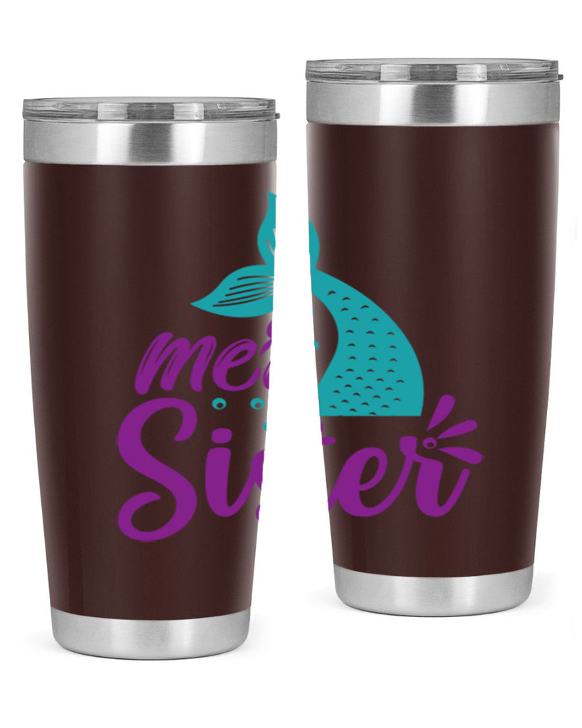 Mer Sister 346#- mermaid- Tumbler