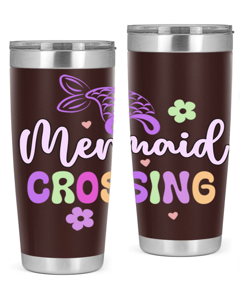 Mermaid Crossing 401#- mermaid- Tumbler