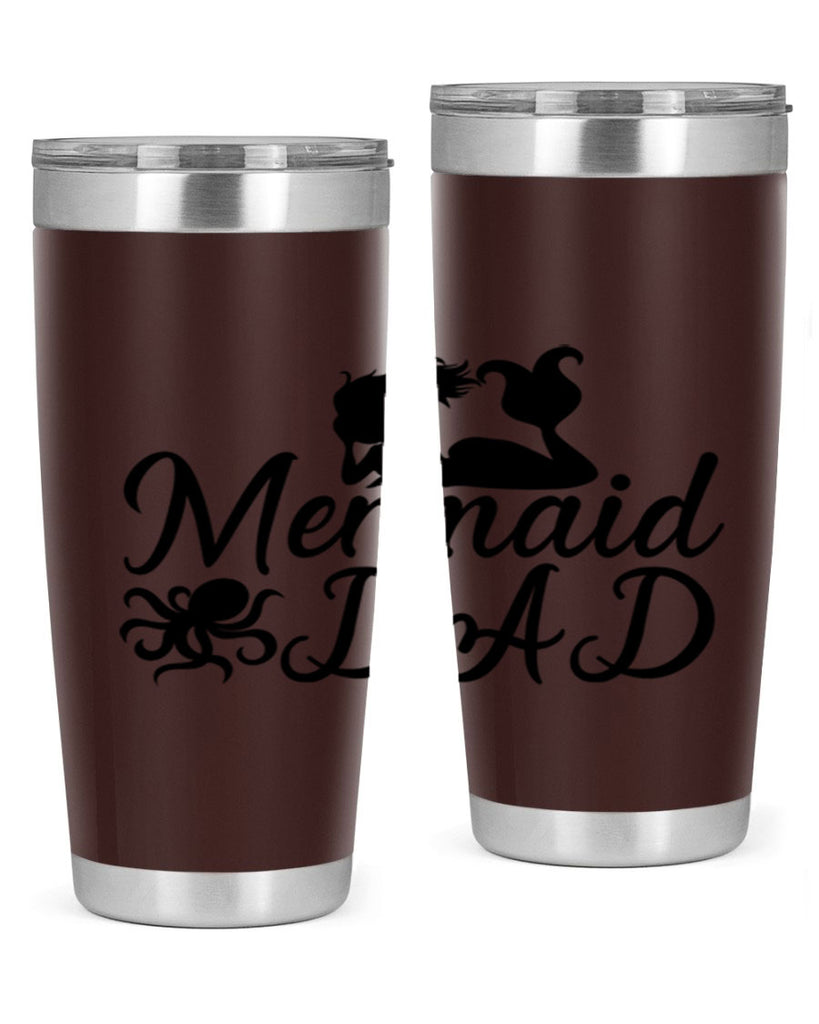 Mermaid Dad 357#- mermaid- Tumbler