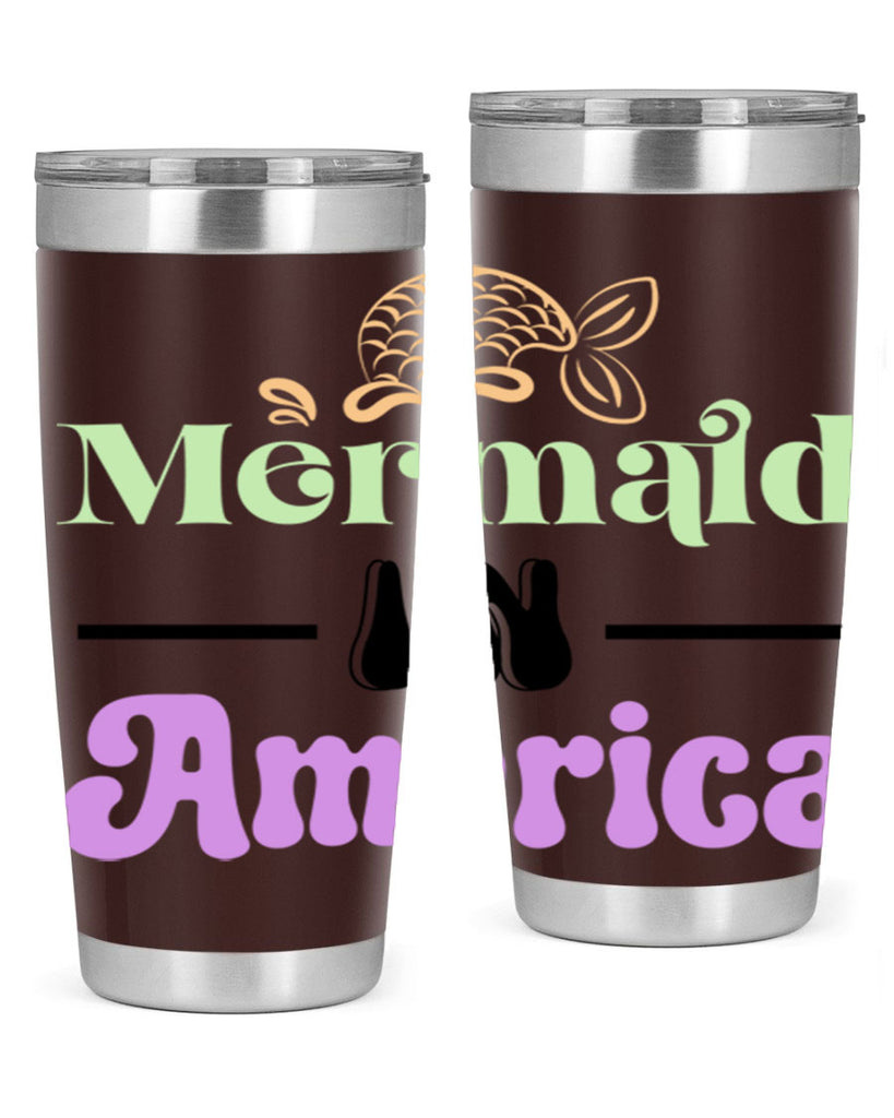 Mermaid In America 420#- mermaid- Tumbler