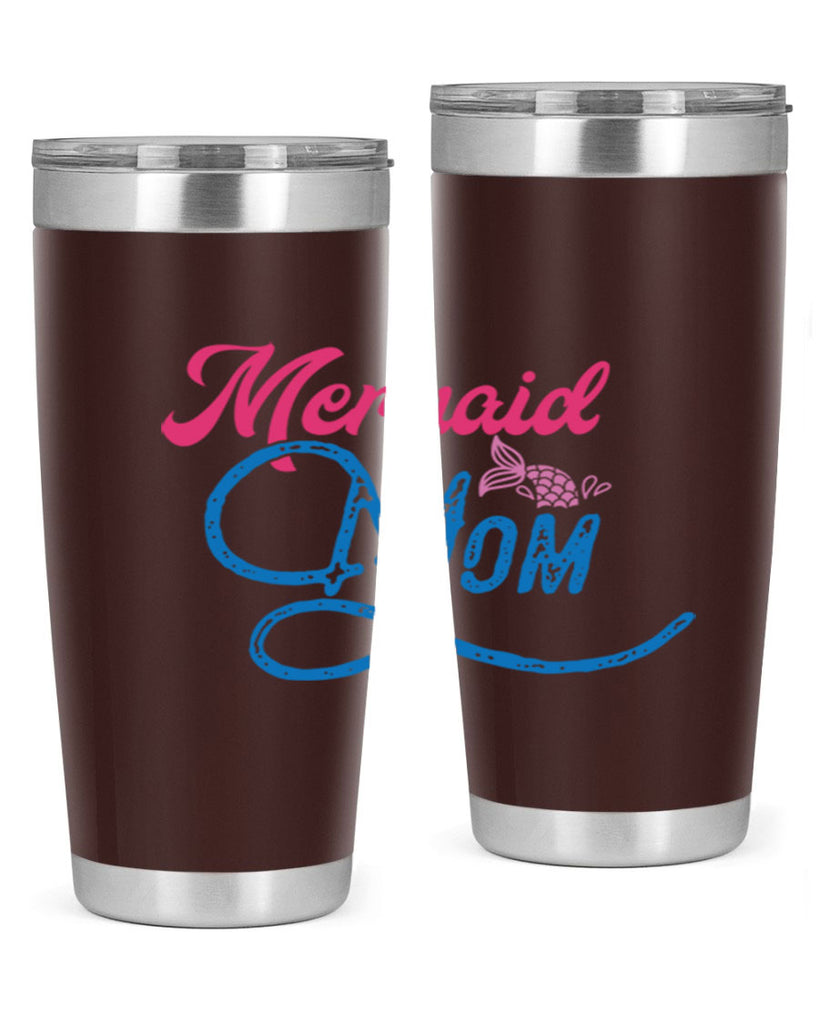 Mermaid Mom 371#- mermaid- Tumbler