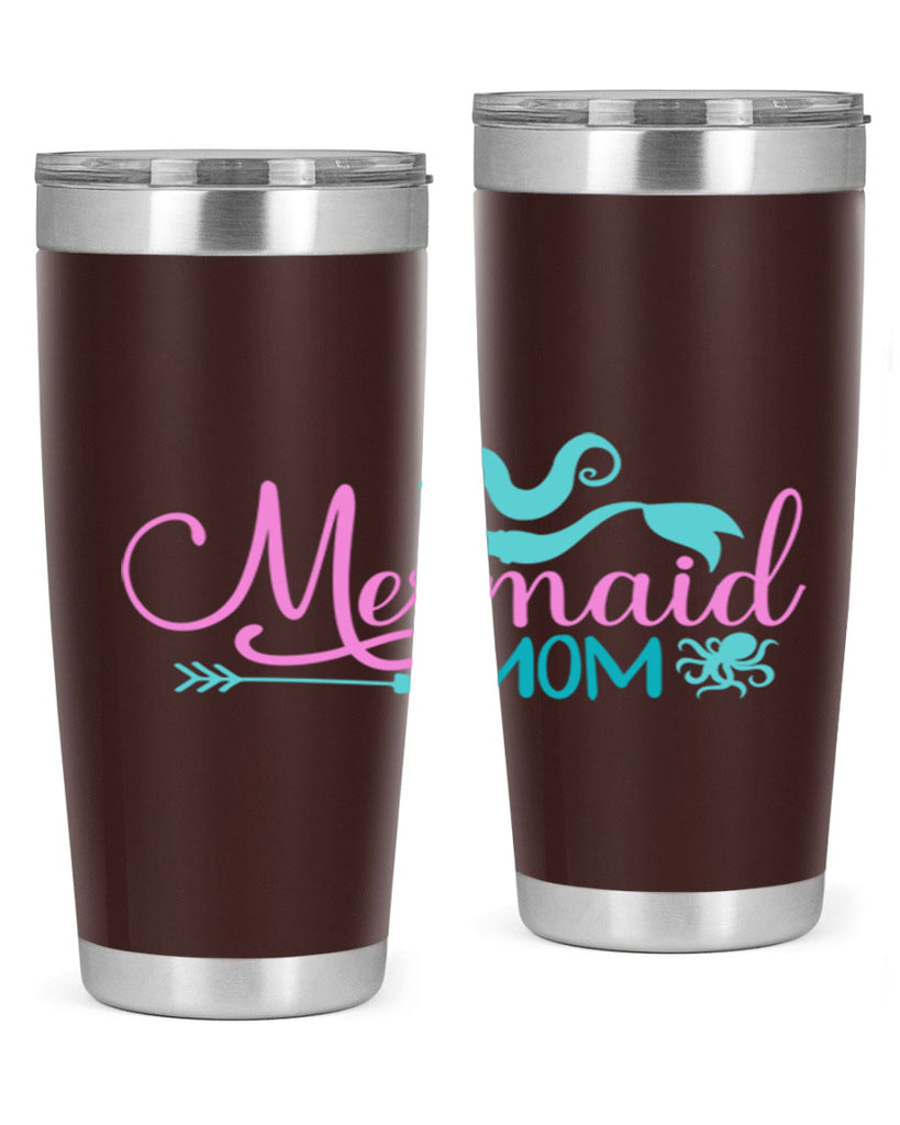 Mermaid Mom 374#- mermaid- Tumbler