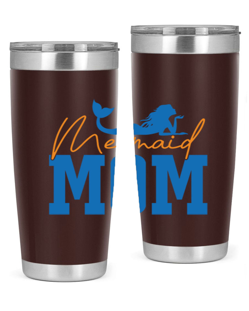 Mermaid Mom 375#- mermaid- Tumbler