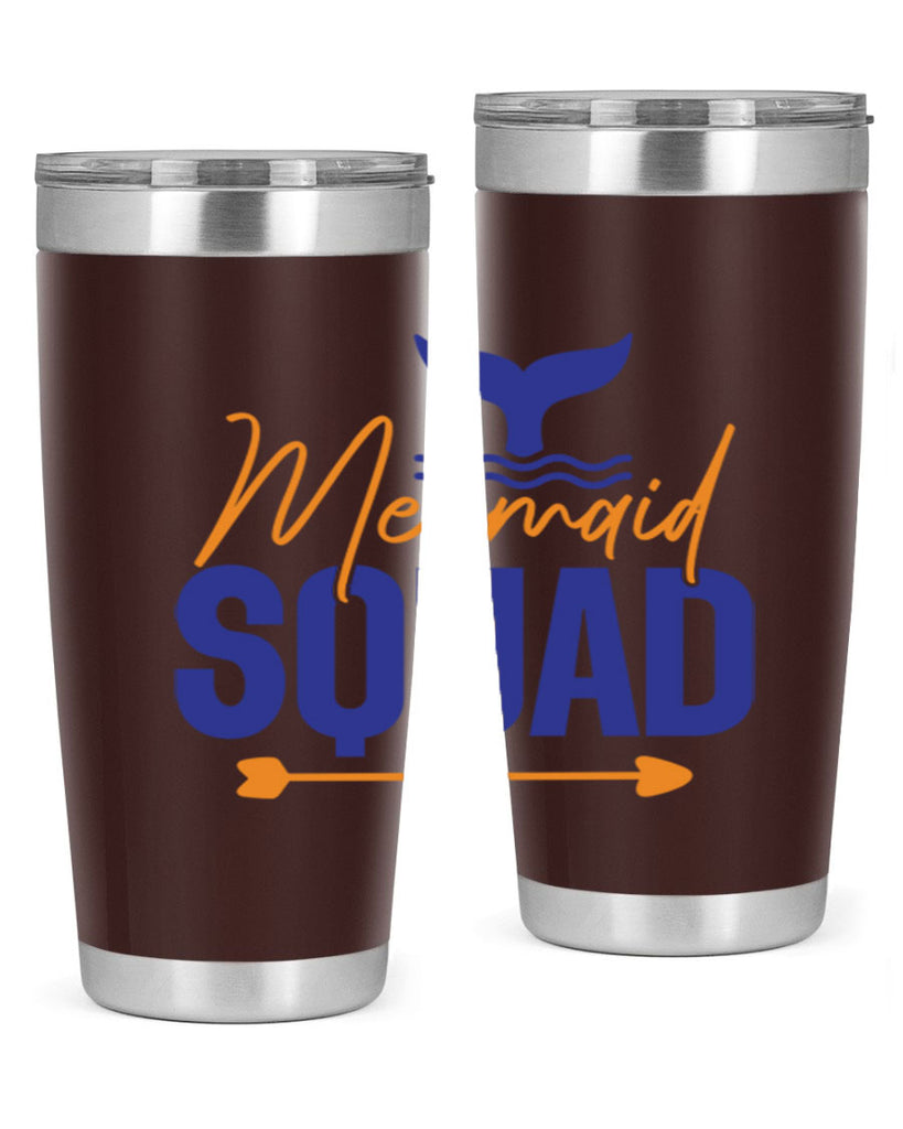 Mermaid Squad 376#- mermaid- Tumbler