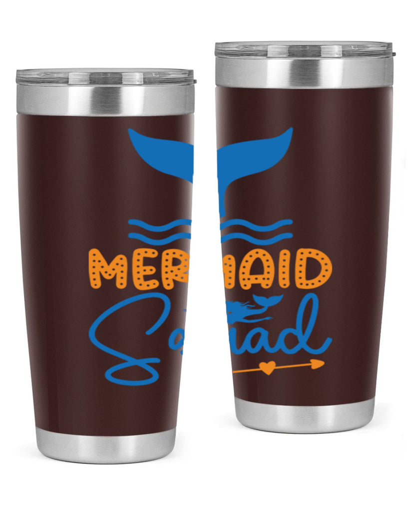 Mermaid Squad 378#- mermaid- Tumbler