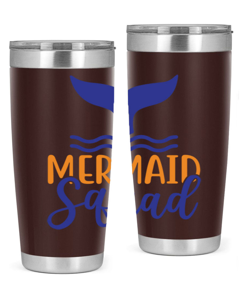 Mermaid Squad 379#- mermaid- Tumbler