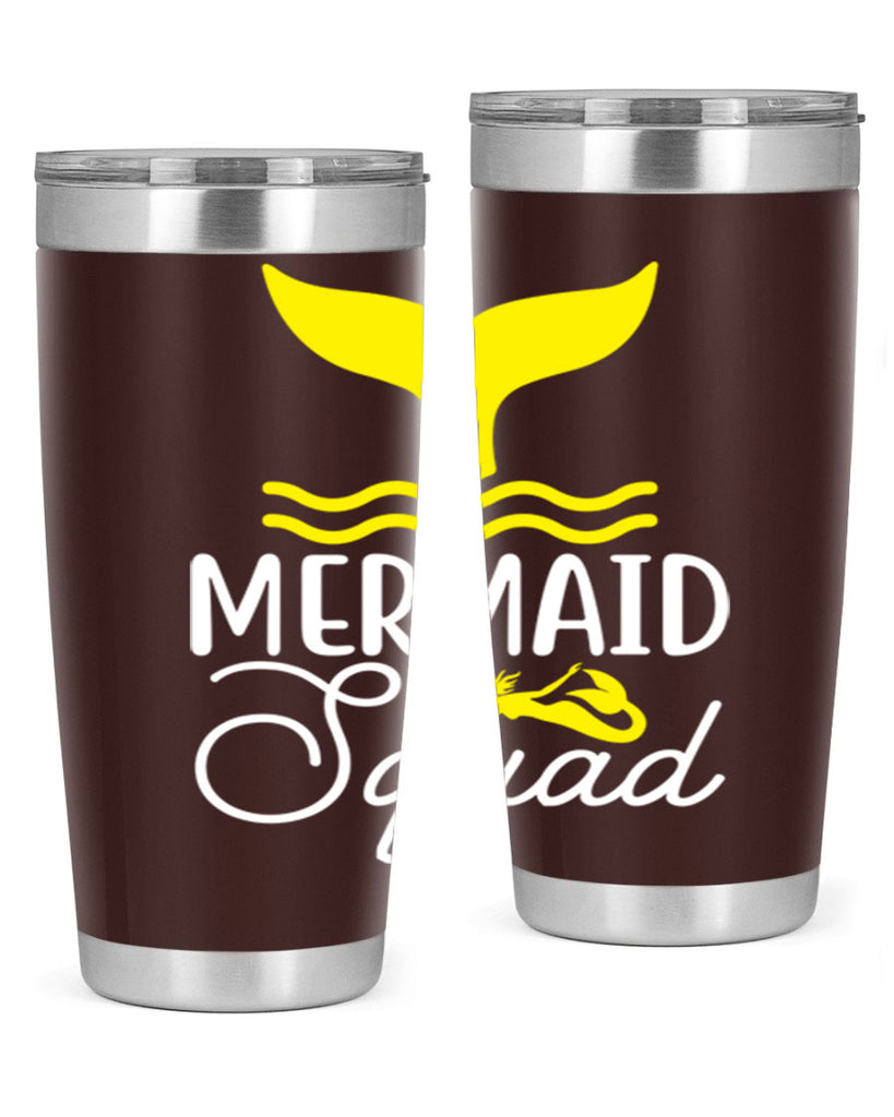 Mermaid Squad 380#- mermaid- Tumbler