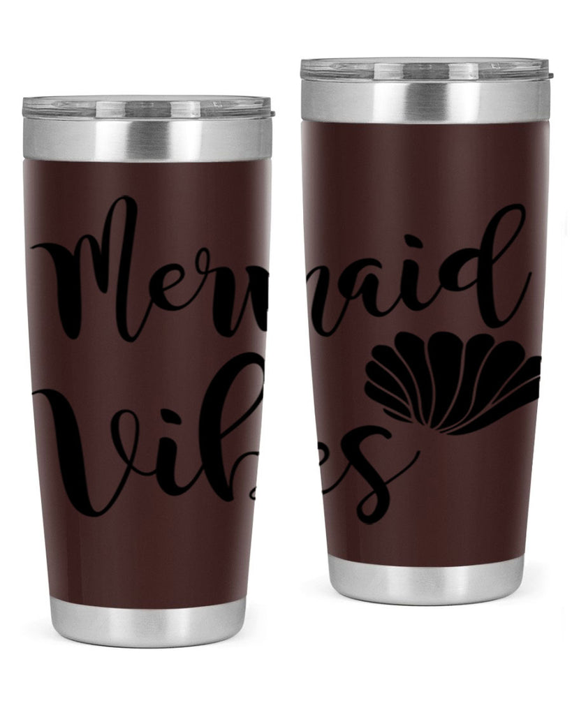 Mermaid vibes 464#- mermaid- Tumbler