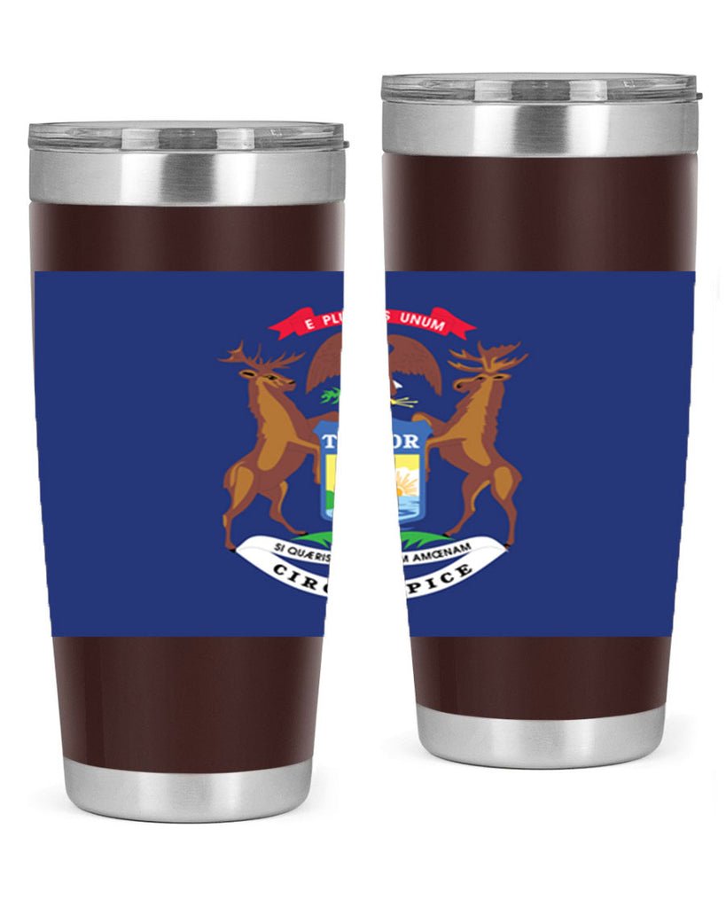 Michigan 30#- Us Flags- Tumbler