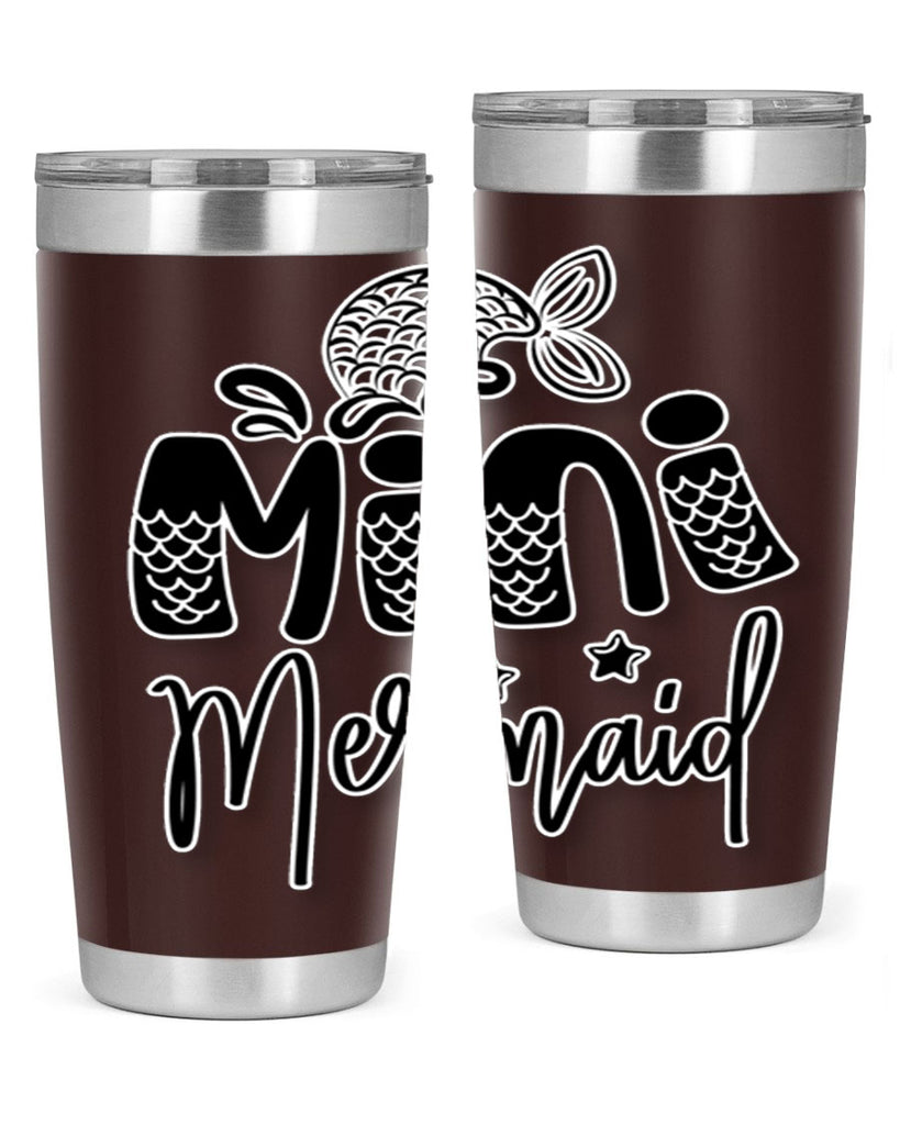 Mini Mermaid 508#- mermaid- Tumbler