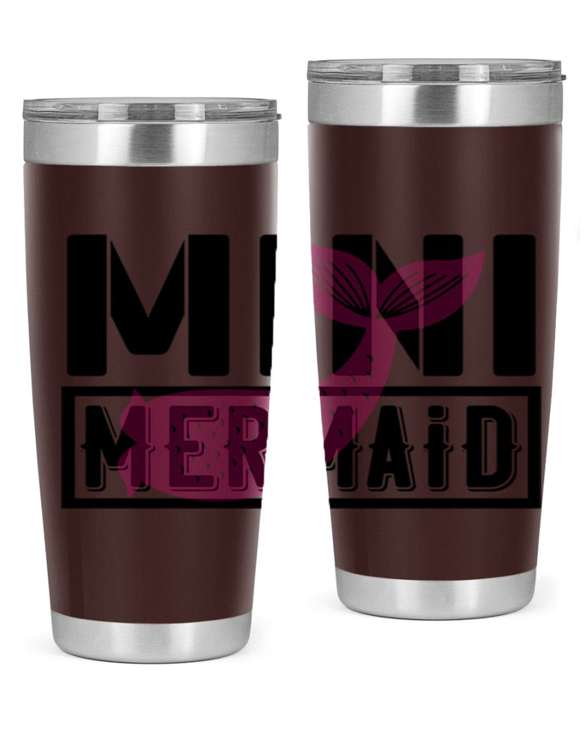 Mini mermaid 504#- mermaid- Tumbler