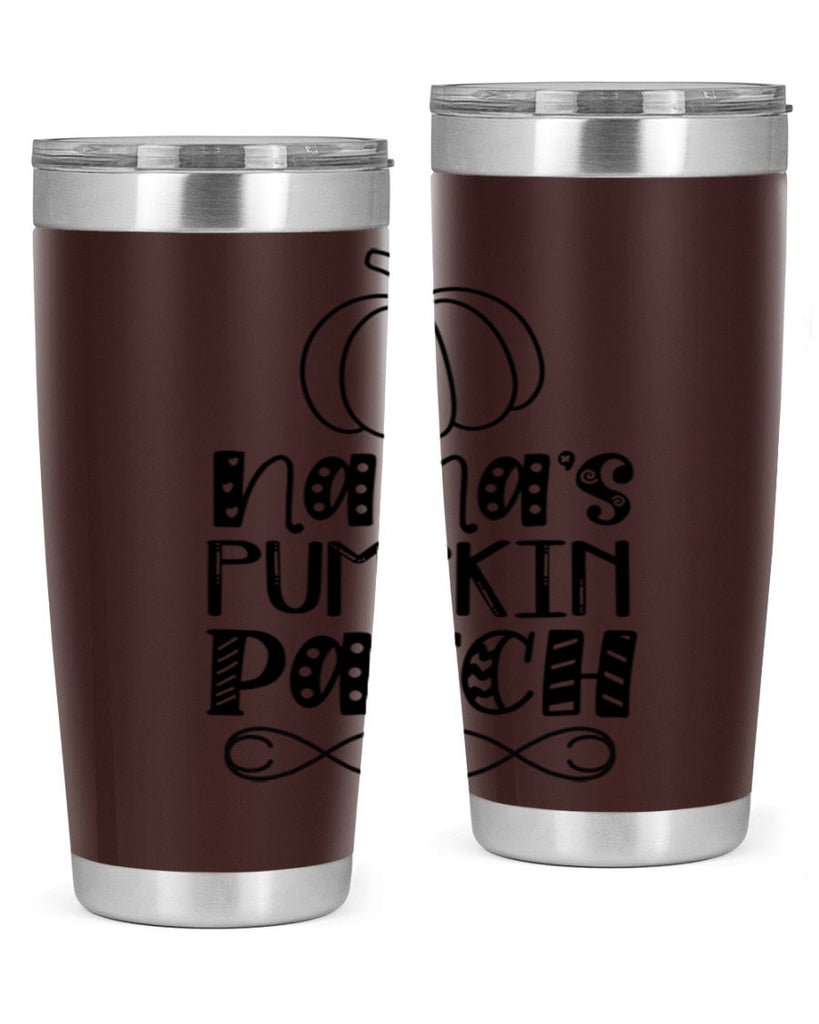 Nana s Pumpkin Patch 439#- fall- Tumbler