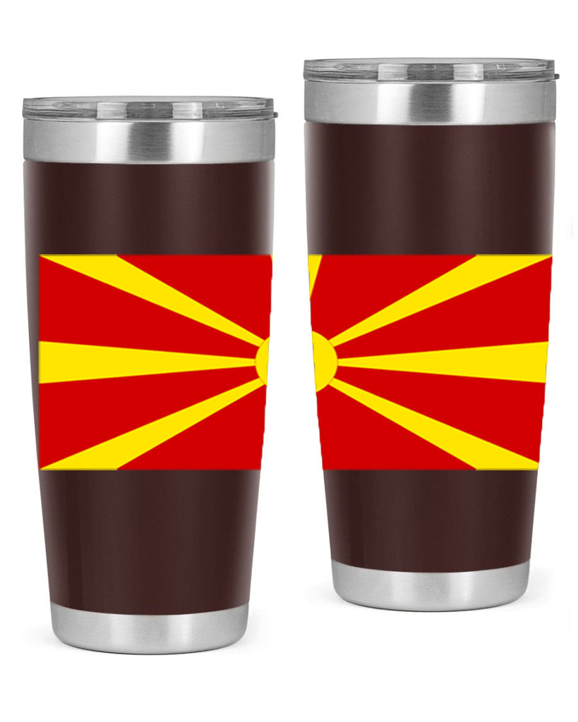 North Macedonia 69#- world flags- Tumbler