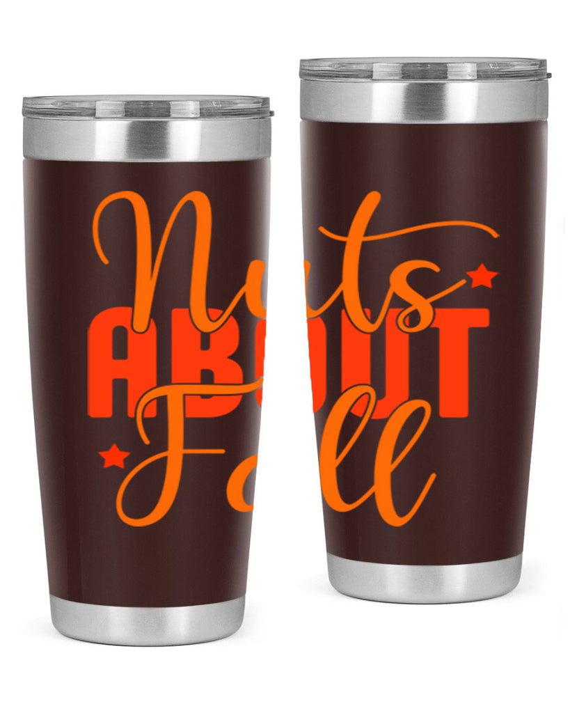 Nuts About Fall Design 444#- fall- Tumbler