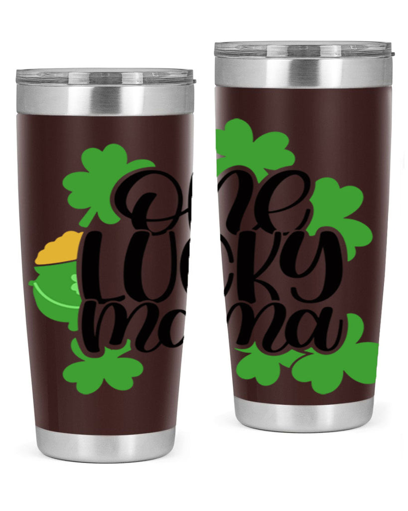 One Lucky Mama Style 42#- St Patricks Day- Tumbler