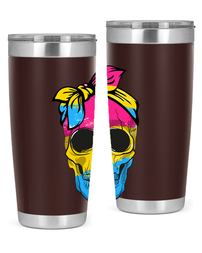 Pansexual Lgbtq Skull Gay Pride Png 30#- lgbt- Tumbler