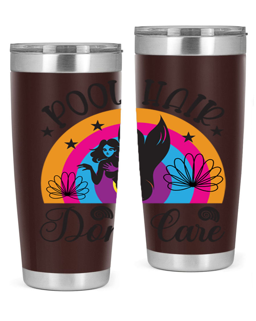 Pool hair dont care 541#- mermaid- Tumbler