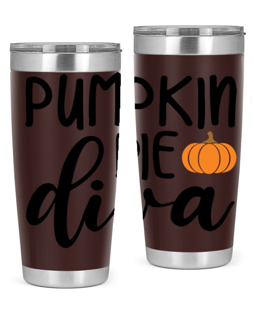 Pumpkin Pie Diva 532#- fall- Tumbler