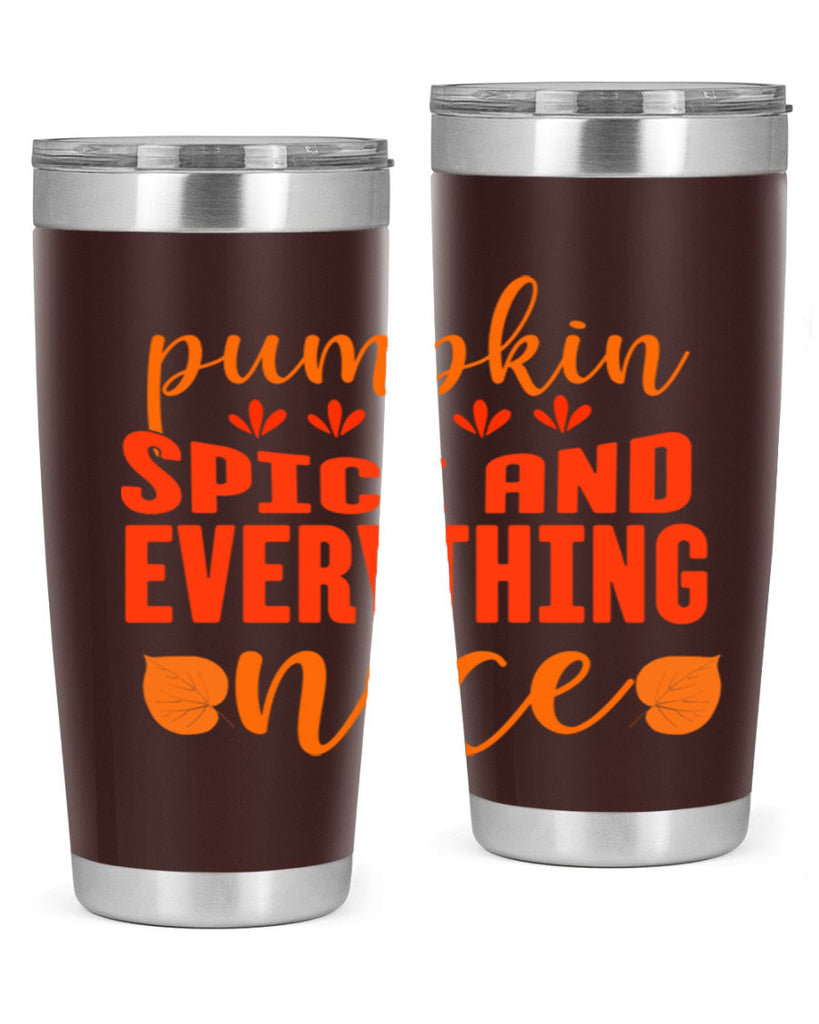 Pumpkin Spice And Everything Nice Design 535#- fall- Tumbler