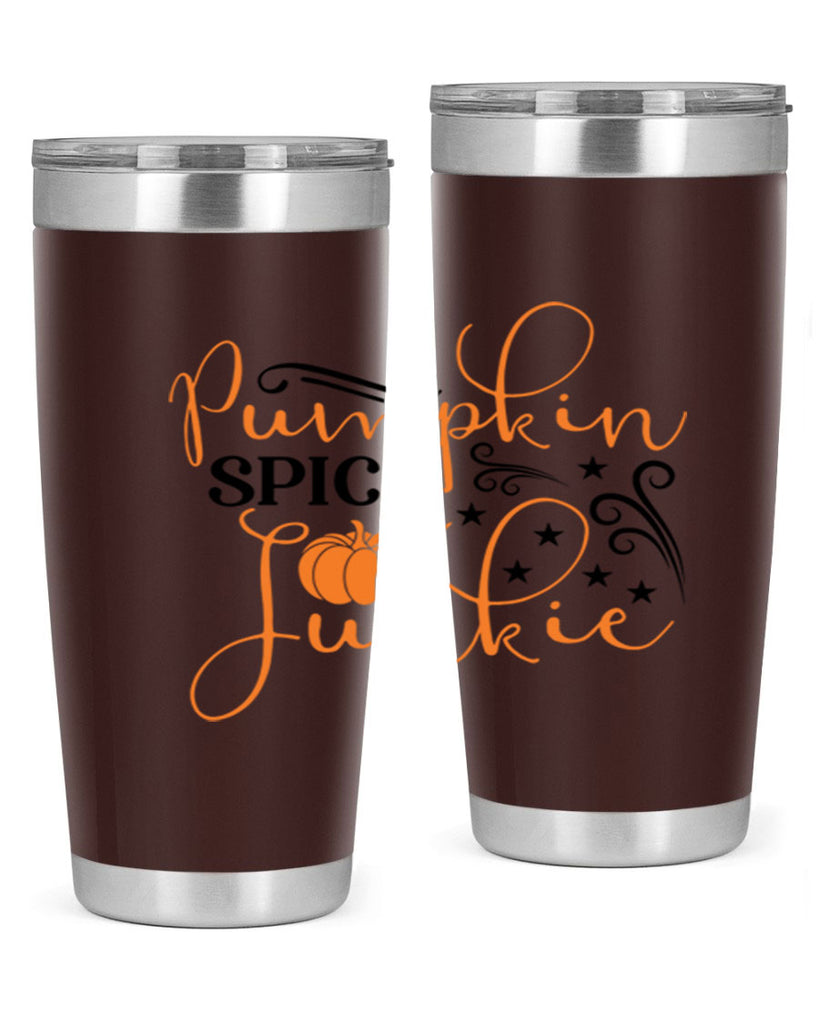 Pumpkin Spice Junkie 549#- fall- Tumbler