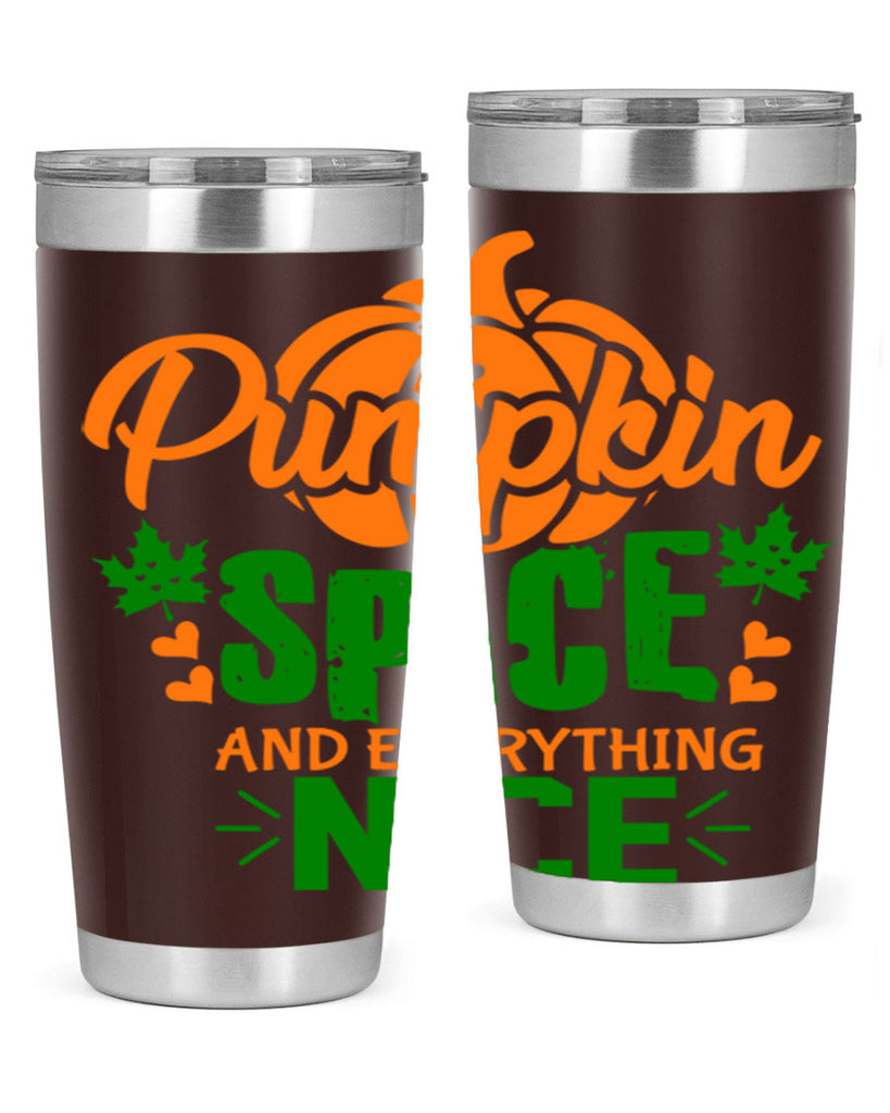 Pumpkin Spice and Everything Nice 538#- fall- Tumbler