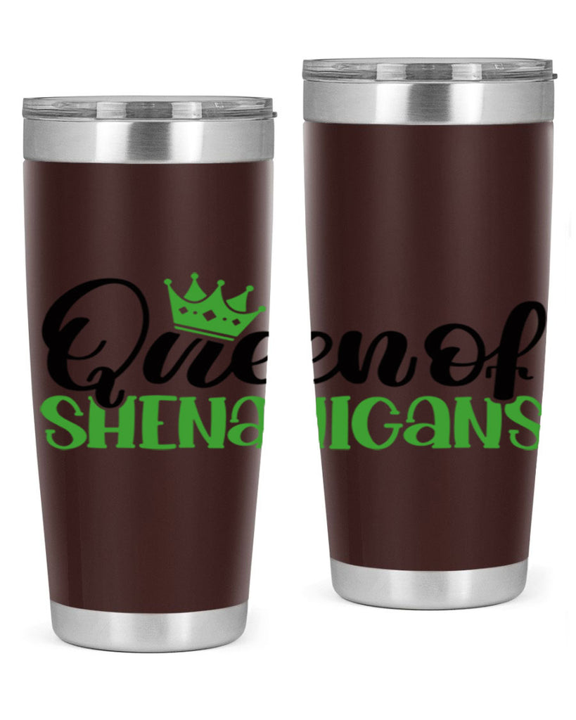 Queen Of Shenanigans Style 36#- St Patricks Day- Tumbler