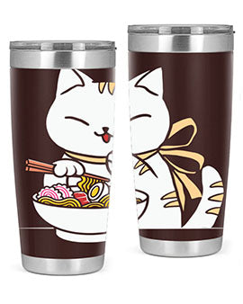 Ramen Cat Kawaii Anime Tee Japanese 280#- anime- Tumbler