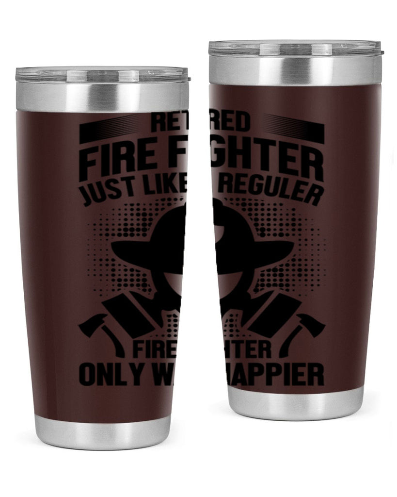 Retired fire Style 40#- fire fighter- tumbler