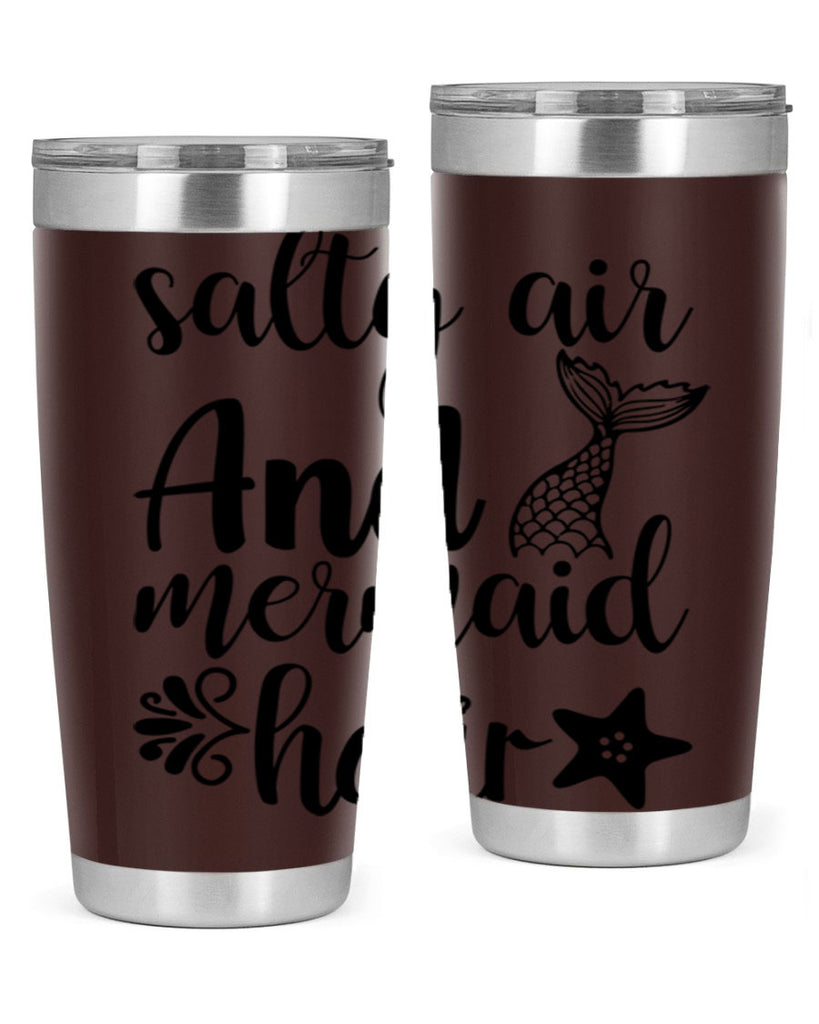 Salty air and mermaid hair 568#- mermaid- Tumbler