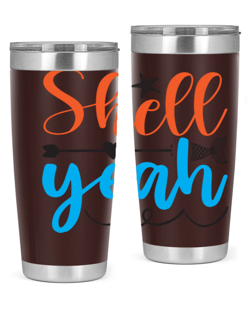 Shell Yeah 594#- mermaid- Tumbler