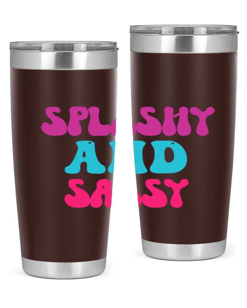 Splashy And Sassy 622#- mermaid- Tumbler