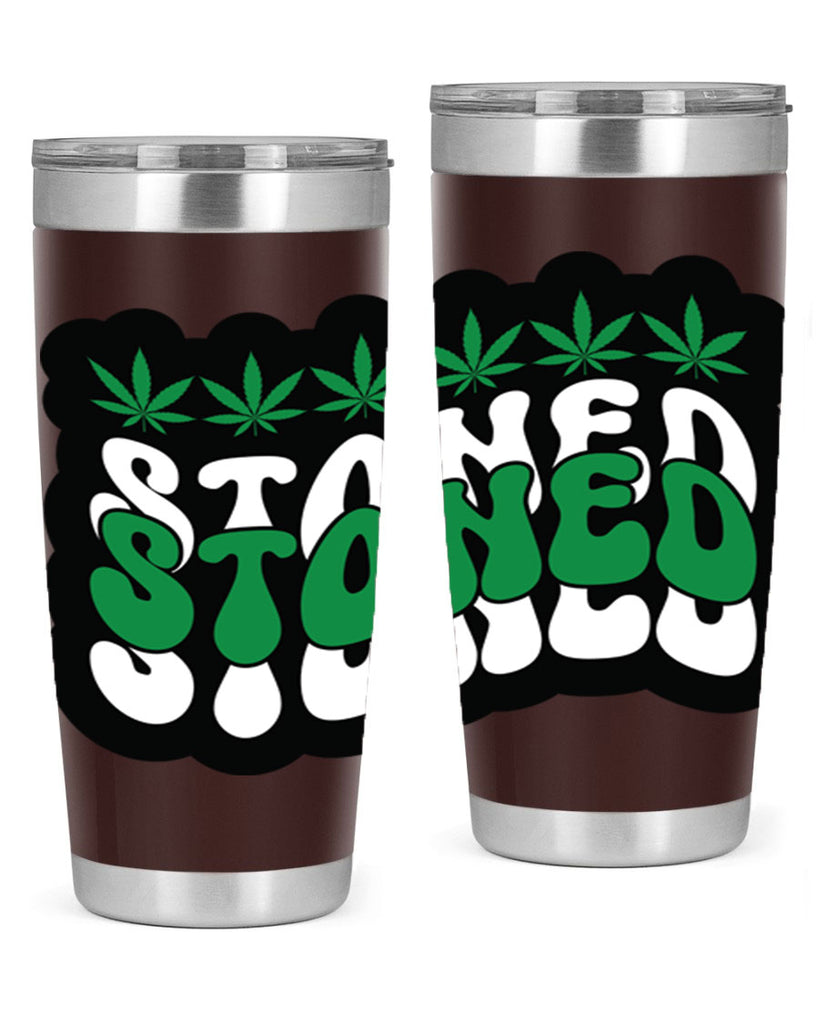 Stoned 255#- marijuana- Tumbler