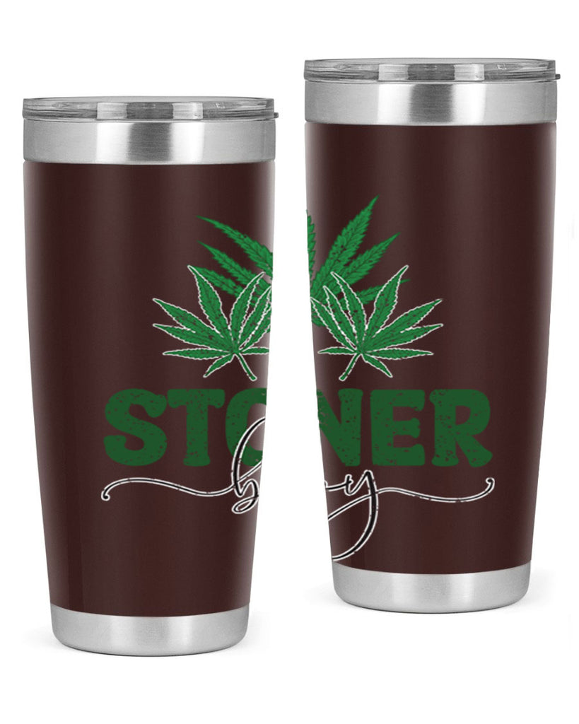 Stoner Baby Sublimation 261#- marijuana- Tumbler