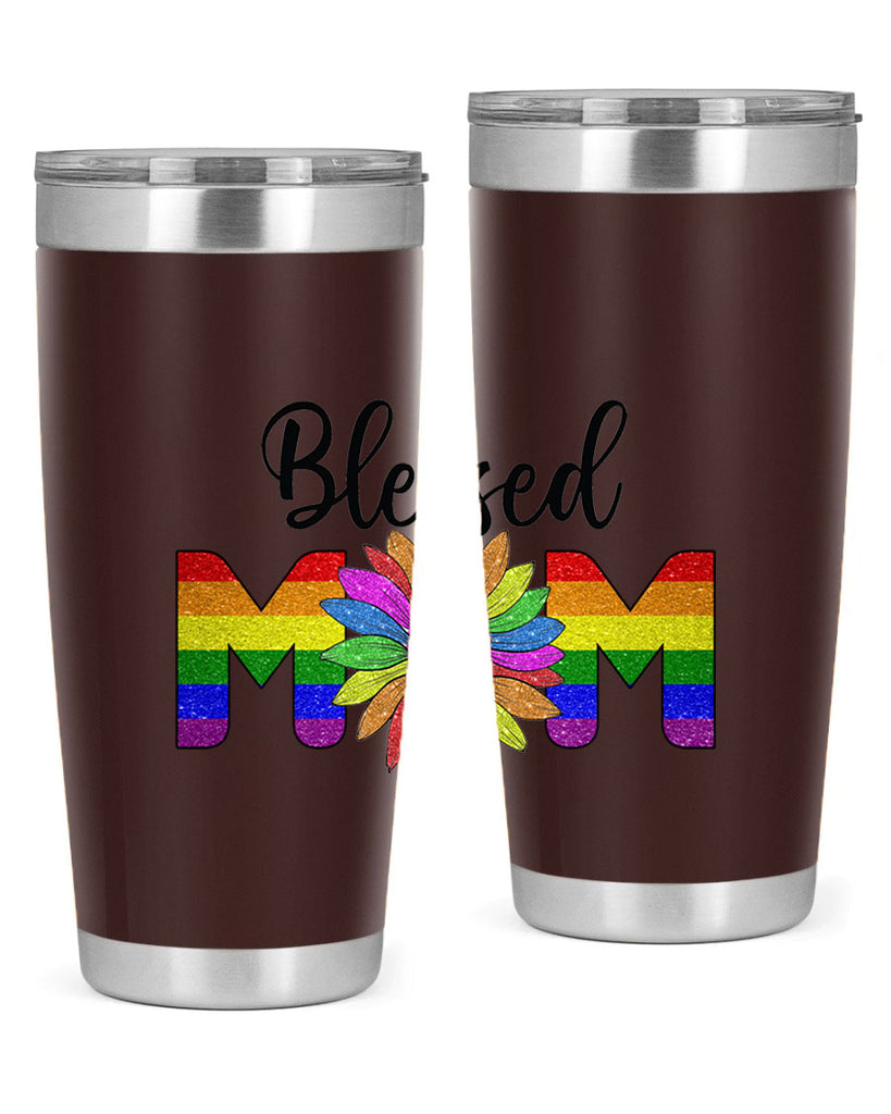 Sunflower Lgbt Blessed Mom  51#- lgbt- Tumbler