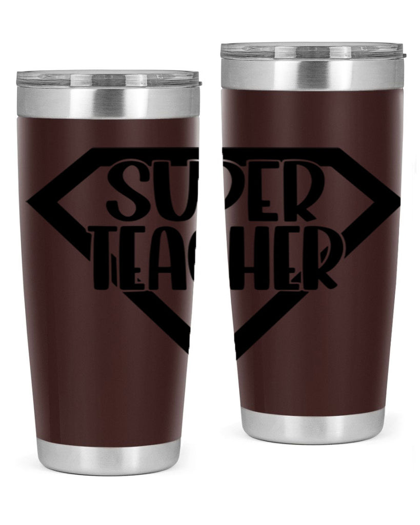 Super Teacher Style 55#- teacher- tumbler