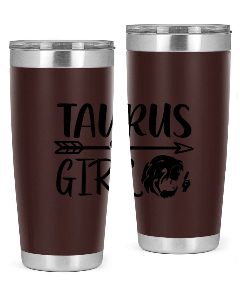 Taurus girl 498#- zodiac- Tumbler