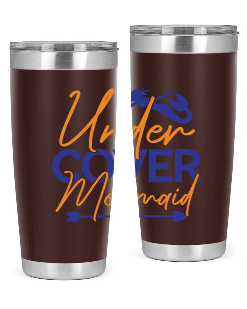 Under Cover Mermaid 636#- mermaid- Tumbler