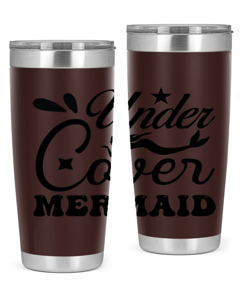 Under cover mermaid 646#- mermaid- Tumbler