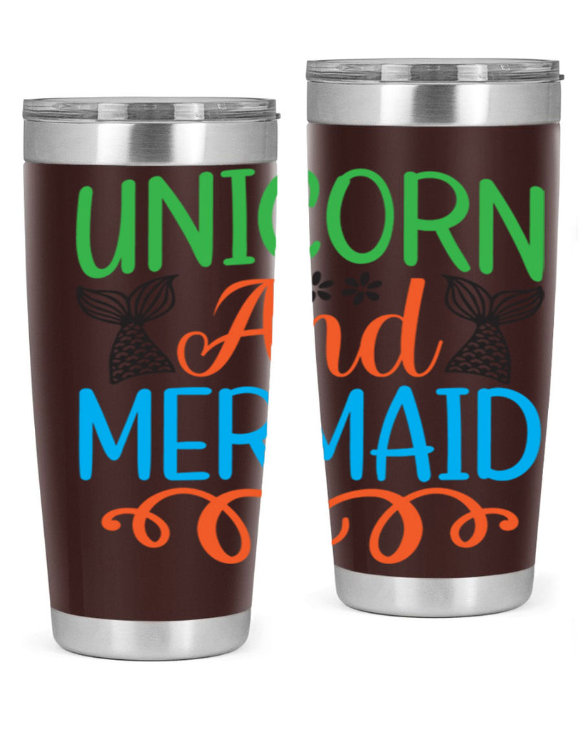 Unicorn And Mermaid 659#- mermaid- Tumbler