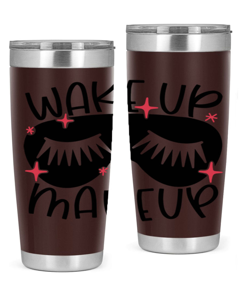 Wake Up Makeup Style 8#- make up- Tumbler