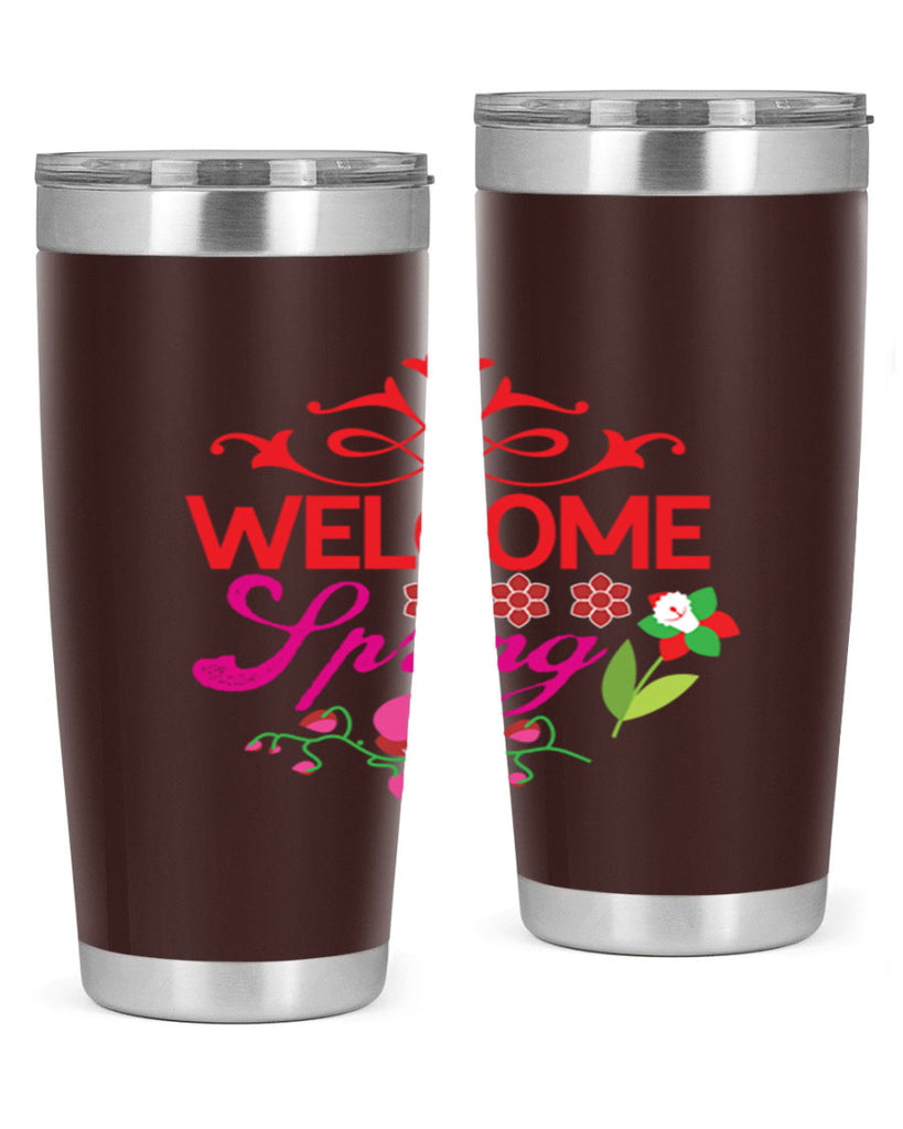 Welcome Spring 580#- spring- Tumbler