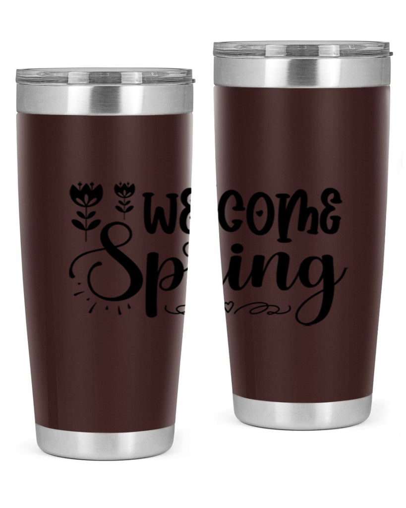 Welcome spring  595#- spring- Tumbler