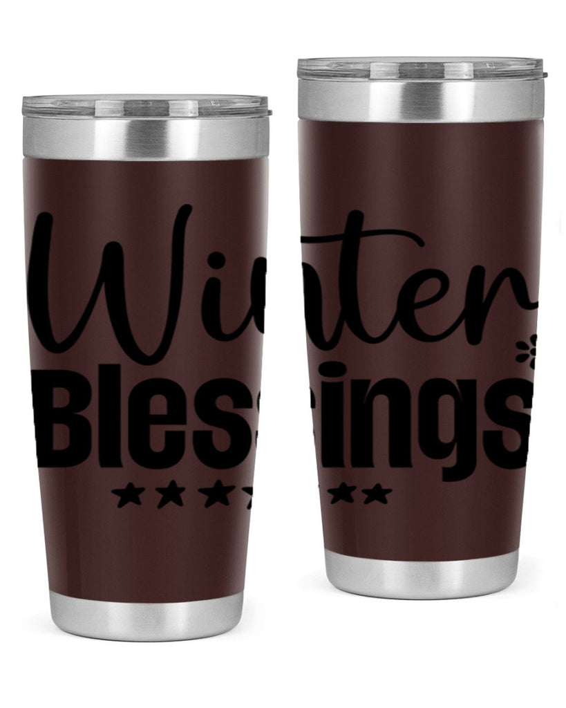 Winter Blessings497#- winter- Tumbler