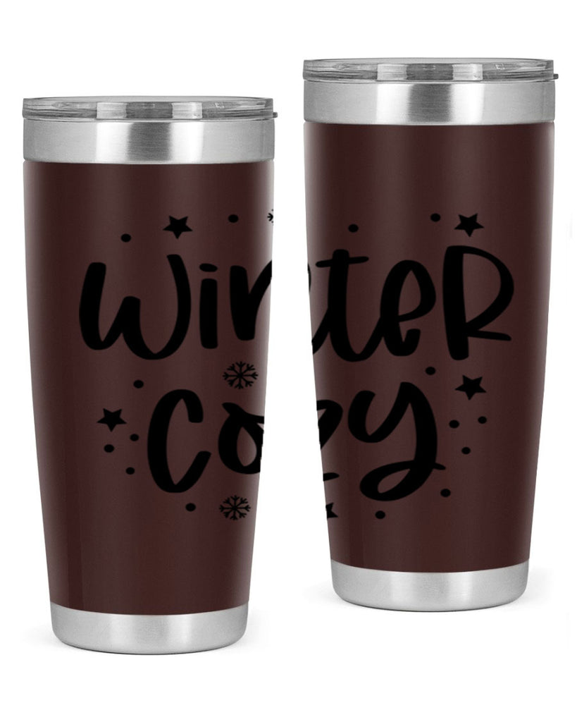 Winter Cozy498#- winter- Tumbler