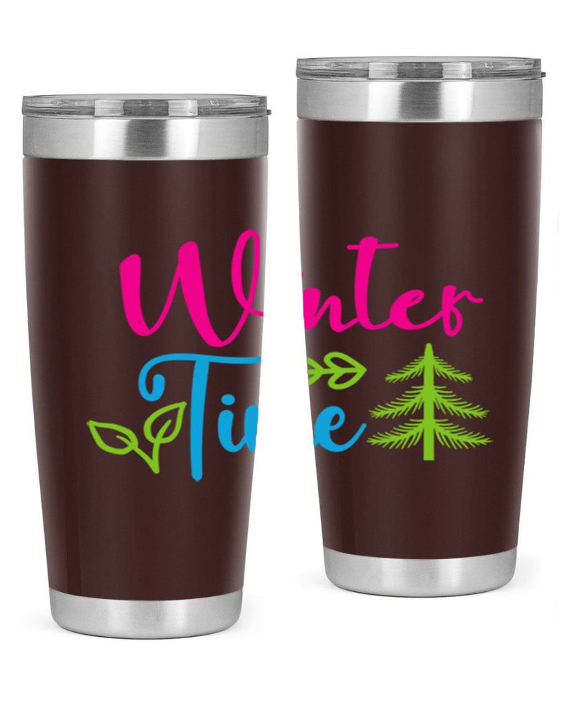 Winter Time 528#- winter- Tumbler